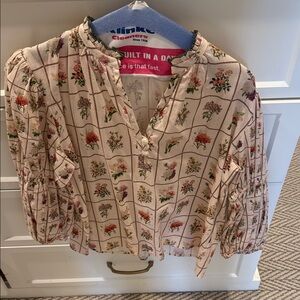 Floral Print Women's Blouse